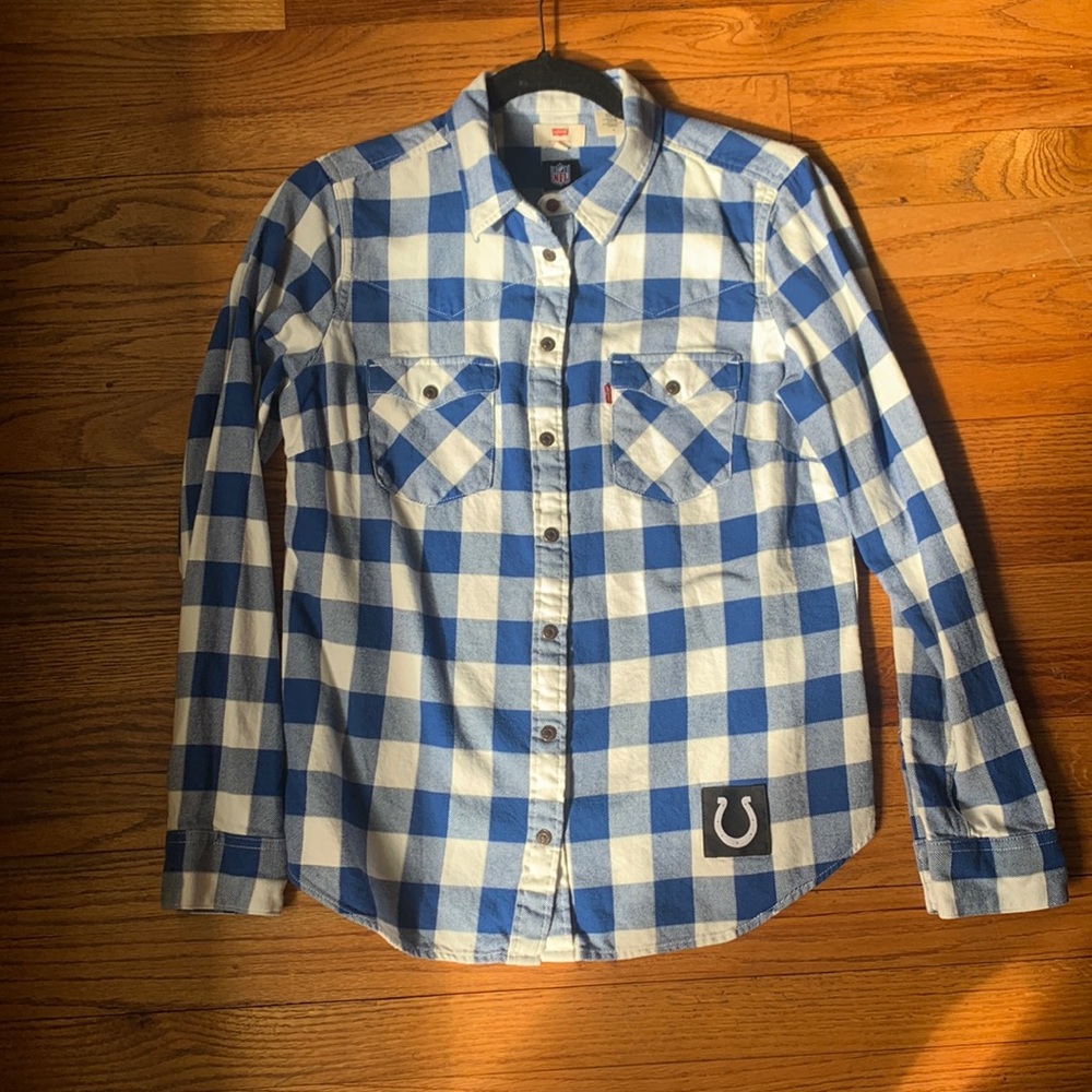 Womens NFL Indianapolis Colts Levi’s Flannel